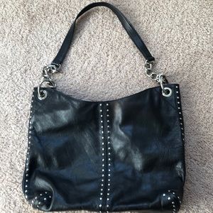 Michael Kors pebbled leather shoulder bag- Large